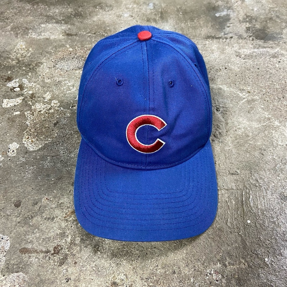 '47 Chicago Cubs Cap Youth Snap Back Adjustable Blue MLB Baseball Logo